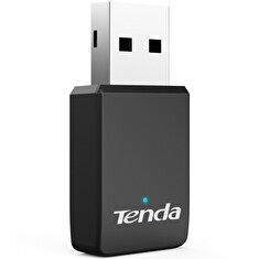 Tenda U9 WiFi AC650 USB Adapter, 633 Mb/s (433 + 200 Mb/s), 802.11 ac/a/b/g/n, OS Win XP/7/8/10/11