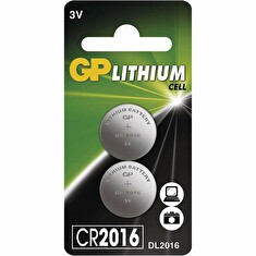 GP CR2016 Lithiová knoflíková baterie (2ks)