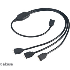 AKASA - RGB LED kabel-splitter adresovatelný 50 cm