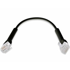 Ubiquiti UniFi Ethernet Patch Kabel - délka 0,1m, Cat6, černý