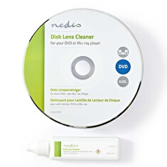 Nedis CLDK110TP - Čistič Diskové Optiky | Blu-ray | DVD | 20 ml