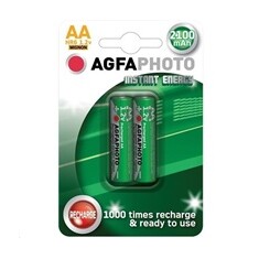 AgfaPhoto přednabitá baterie AA, 2100mAh, 2ks