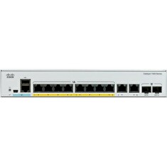 Catalyst C1000-8P-2G-L, 8x 10/100/1000 Ethernet PoE+ ports and 67W PoE budget, 2x 1G SFP and RJ-45