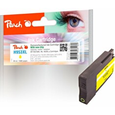 PEACH kompatibilní cartridge HP No. 953XL, žlutá, F6U18AE, 20ml