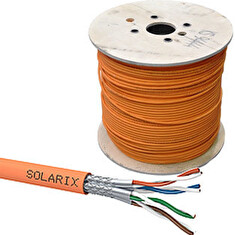 Instalační kabel Solarix CAT7A SSTP LSOHFR B2ca-s1,d1,a1 500m/cívka SXKD-7A-1200-SSTP-LSOHFR-B2ca