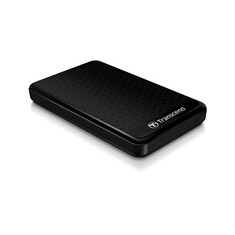 TRANSCEND 2TB StoreJet 25A3, 2.5”, USB 3.0 (3.1 Gen 1) Stylový externí odolný hard disk, černý se vzorem