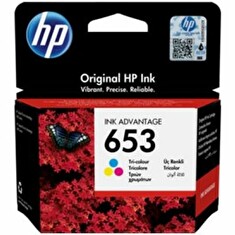 HP 653 Tri-color Original Ink Advantage Cartridge (200 pages)