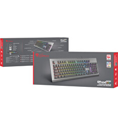 Genesis herní klávesnice RHOD 500/RGB/Drátová USB/CZ/SK layout/Černá