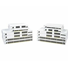 Cisco Business 250 Series 250-16P-2G - Přepínač - L3 - inteligentní - 16 x 10/100/1000 (PoE+) + 2 x gigabitů SFP - Lze montovat do rozvaděče - PoE+ (120 W)