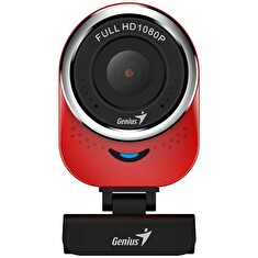 GENIUS VideoCam Webkamera Genius QCam 6000 červená Full HD 1080P, mikrofon, USB 2.0