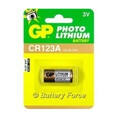 GP lithiová baterie 3V CR123A 1ks