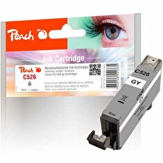 PEACH kompatibilní cartridge Canon CLI-526GY, Grey, 9 ml