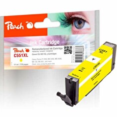 PEACH kompatibilní cartridge Canon CLI-551XL, yellow, 11 ml