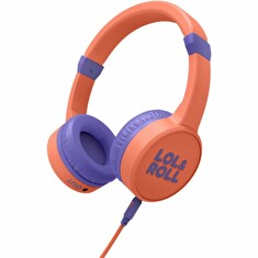 ENERGY Sistem Lol&Roll Pop Kids Headphones Orange, navržená speciálně pro děti, omezením hladiny zvuku, Music Share