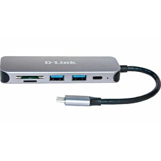 D-Link DUB-2325/E 5-in-1 USB-C Hub with Card Reader