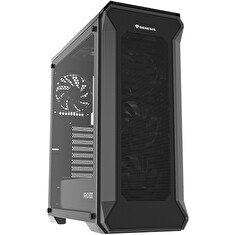 Počítačová skříň Genesis IRID 505F, černá, MIDI TOWER, 5x120mm ventilátory