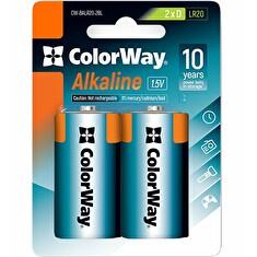 Colorway alkalická baterie D/LR20/ 1.5V/ 2ks v balení/ blistr
