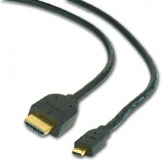 GEMBIRD CABLEXPERT Kabel HDMI-HDMI micro 4,5m, 1.3, M/M stíněný, zlacené kontakty, černý