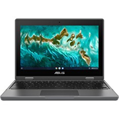 ASUS Chromebook Flip CR1/CR1100FKA/N5100/11,6"/1366x768/T/4GB/64GB eMMC/UHD/Chrome EDU/Gray/2R
