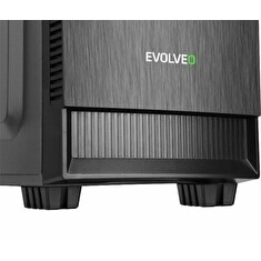 EVOLVEO M1, case mATX, 2x USB2.0 / 1x USB3.0 / 2x 120mm LED / 1x 140mm/ černý