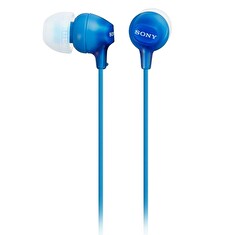SONY sluchátka do uší MDREX15LPI/ drátová/ 3,5mm jack/ citlivost 100 dB/mW/ modrá