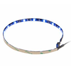 AKASA LED pásek / Vegas M / 15x LED / 10x magnet / 12V / 50cm / 4-pin / modrý