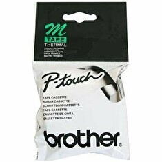 BROTHER páska TM-K231 / bílá/černá / 12mm / nelaminovaná