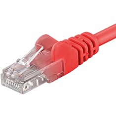 PREMIUMCORD Patch kabel UTP RJ45-RJ45 CAT5e 0.5m červená