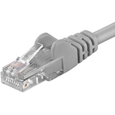 PREMIUMCORD Patch kabel UTP RJ45-RJ45 CAT5e 5m šedá