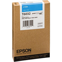 Epson inkoustová náplň/ C13T603200/ StylusPro7800/ 7880/ 9800/ 9880/ azurová/ 220ml