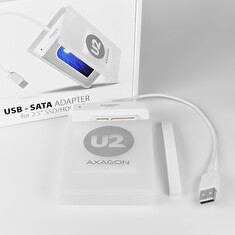 AXAGON - ADSA-1S USB2.0 - SATA HDD adapter vč. 2.5" pouzdra