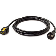 APC - Elektrický kabel - IEC 60320 C19 do CEE 7/7 (M) - AC 240 V - 16 A - 3 m - černá - pro P/N: SMT2200I-AR, SMT2200R2I-AR, SMT3000I-AR, SMT3000R2I-AR, SRT1500XLI, SRT2200XLI-KR