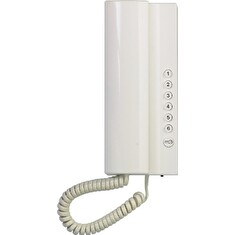 Domácí telefon Tesla Elegant pro systémy 2-BUS, se 7 tlačítky a regulací hlasitosti, bílá