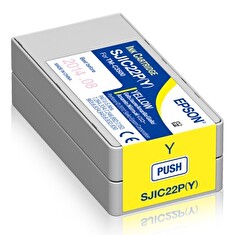 Epson SJIC22PY - inkoust yellow (žlutá) pro tiskárnyTM-C3500