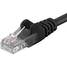 PREMIUMCORD Patch kabel UTP RJ45-RJ45 CAT5e 5m černá