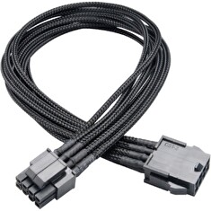 AKASA kabel prodlužovací FLEXA P8/ prodloužení napájecího 4pin a 8pin kabelu pro MB/ 40cm