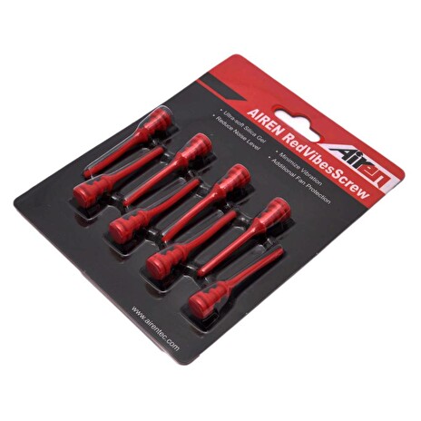 AIREN RedVibes Screw (8pcs Red color pack)