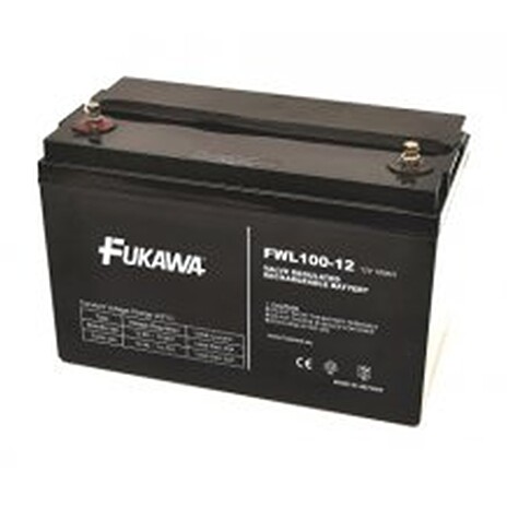 FUKAWA akumulátor FWL 100-12 (12V; 100Ah; závit M6; životnost 10let)
