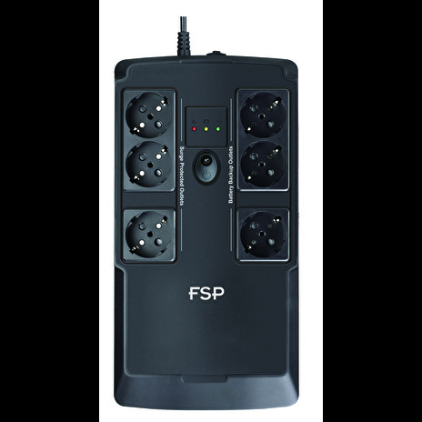 FSP/Fortron UPS NanoFit 600, 600 VA, 2xUSB power, LED, offline - NOVINKA 1.11.2017 - předobjednávky